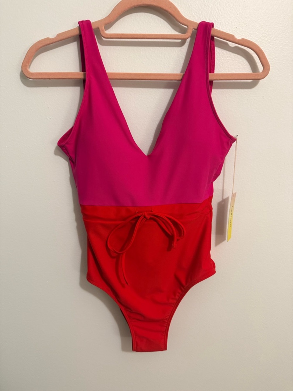 Summersalt NWT Pink and Red One-Piece Swimsuit Size 2
